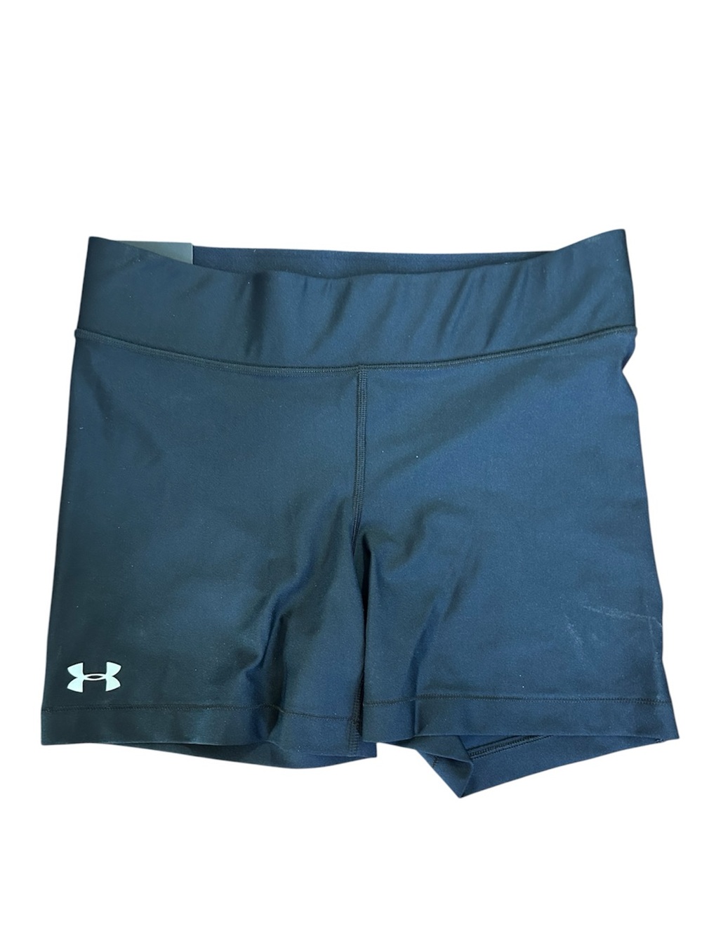 Under Armour Black Mid-Rise Middy Compression Shorts